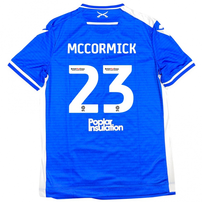 Kandiny Heren Luke Mccormick #23 Blauw Wit Thuisshirt Thuistenue 2024/25 T-Shirt België