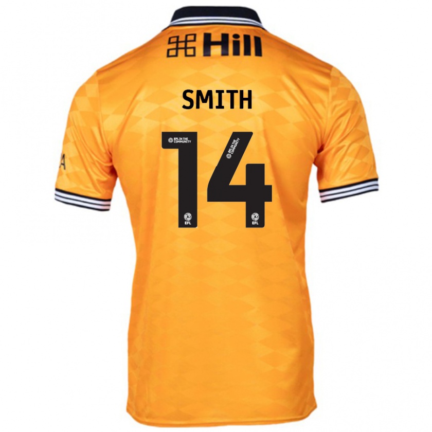 Kandiny Heren Korey Smith #14 Oranje Thuisshirt Thuistenue 2024/25 T-Shirt België