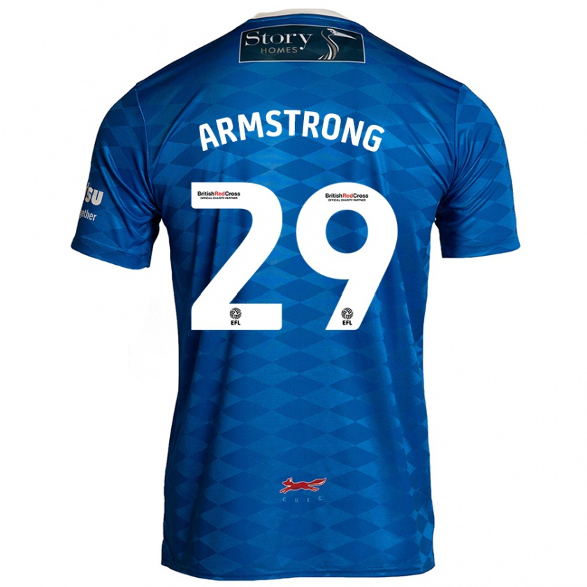 Kandiny Hombre Camiseta Luke Armstrong #29 Azul 1ª Equipación 2024/25 La Camisa