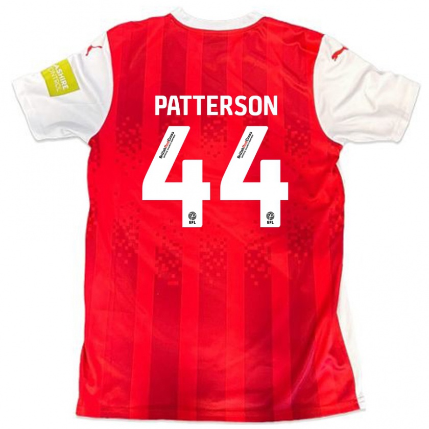 Kandiny Hombre Camiseta Phoenix Patterson #44 Rojo Blanco 1ª Equipación 2024/25 La Camisa