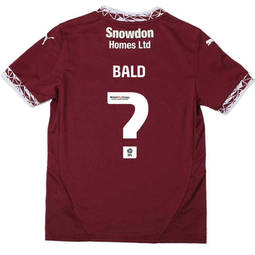 Kandiny Herren Marcus Bald #0 Burgundrot Heimtrikot Trikot 2024/25 T-Shirt Österreich