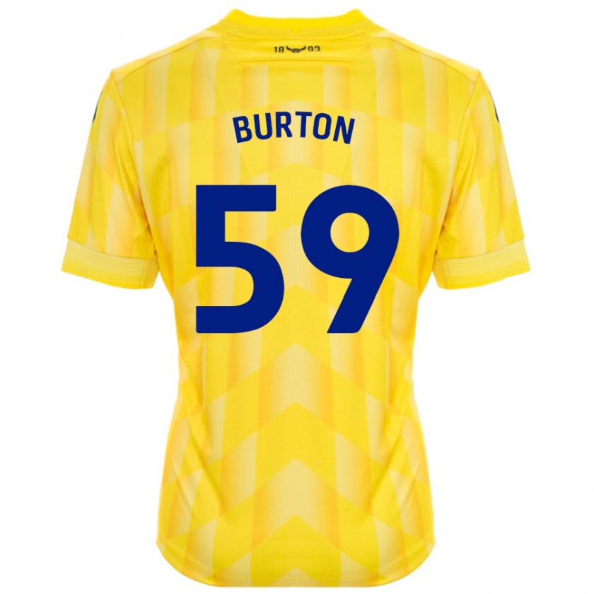 Kandiny Herren Kasway Burton #59 Gelb Heimtrikot Trikot 2024/25 T-Shirt Österreich