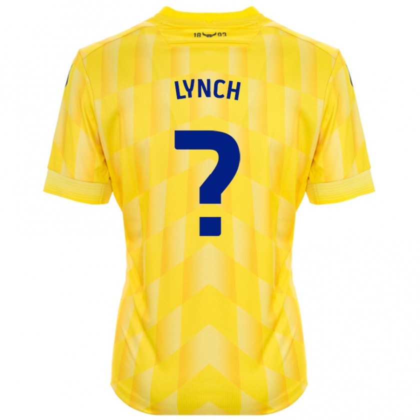 Kandiny Heren Bobby Lynch #0 Geel Thuisshirt Thuistenue 2024/25 T-Shirt België