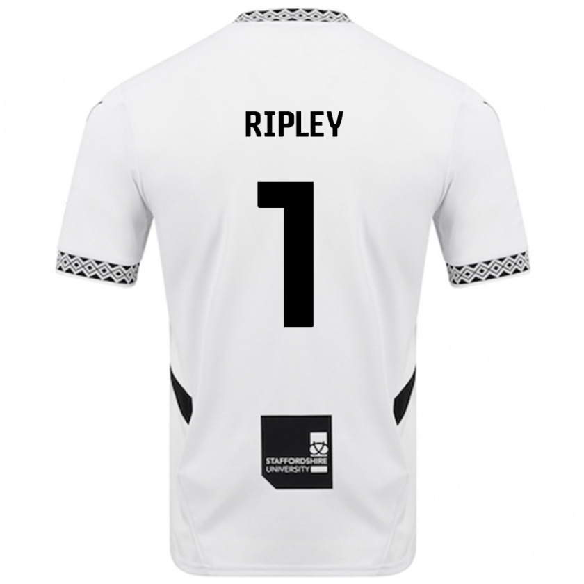 Kandiny Herren Connor Ripley #1 Weiß Heimtrikot Trikot 2024/25 T-Shirt Österreich