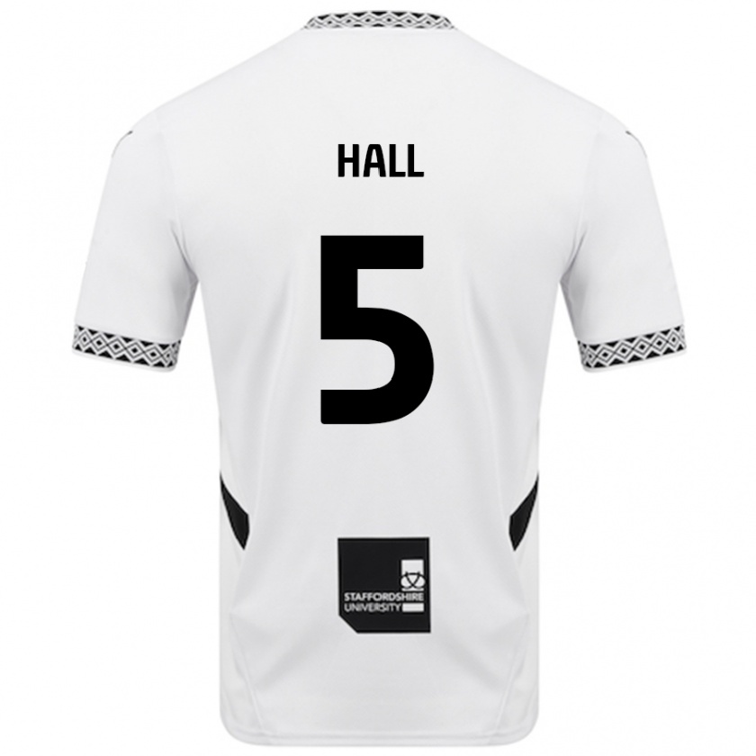 Kandiny Män Connor Hall #5 Vit Hemmatröja Matchtröjor 2024/25 Tröjor T-Tröja