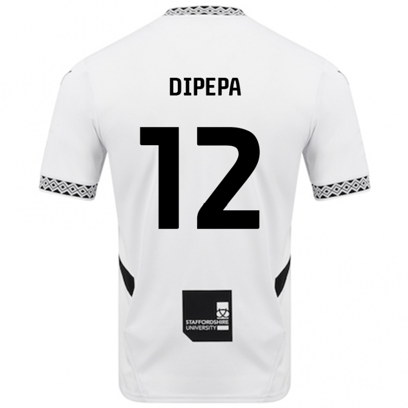 Kandiny Uomo Maglia Baylee Dipepa #12 Bianco Kit Gara Home 2024/25 Maglietta