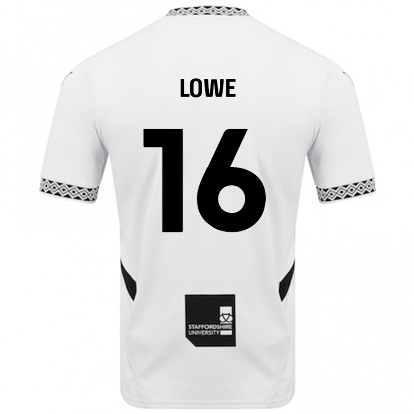 Kandiny Uomo Maglia Jason Lowe #16 Bianco Kit Gara Home 2024/25 Maglietta