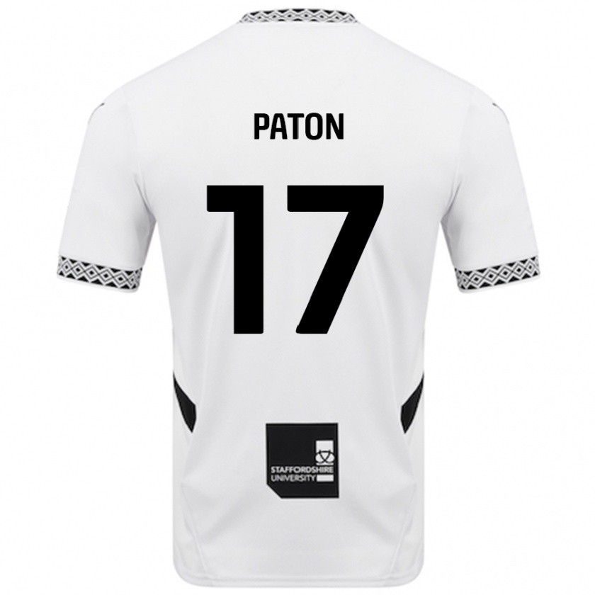 Kandiny Hombre Camiseta Ruari Paton #17 Blanco 1ª Equipación 2024/25 La Camisa México