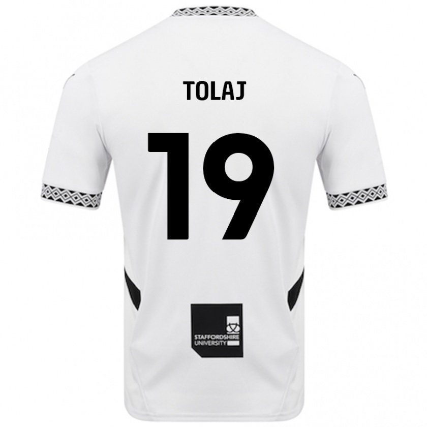 Kandiny Heren Lorent Tolaj #19 Wit Thuisshirt Thuistenue 2024/25 T-Shirt België