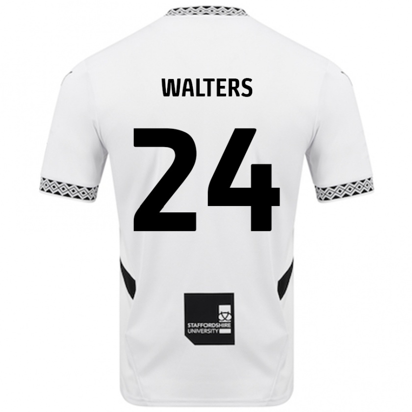 Kandiny Uomo Maglia Rhys Walters #24 Bianco Kit Gara Home 2024/25 Maglietta