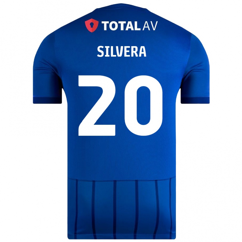 Kandiny Heren Sam Silvera #20 Blauw Thuisshirt Thuistenue 2024/25 T-Shirt België