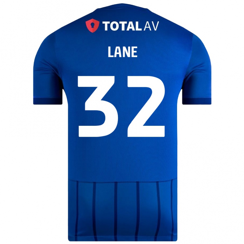 Kandiny Män Paddy Lane #32 Blå Hemmatröja Matchtröjor 2024/25 Tröjor T-Tröja