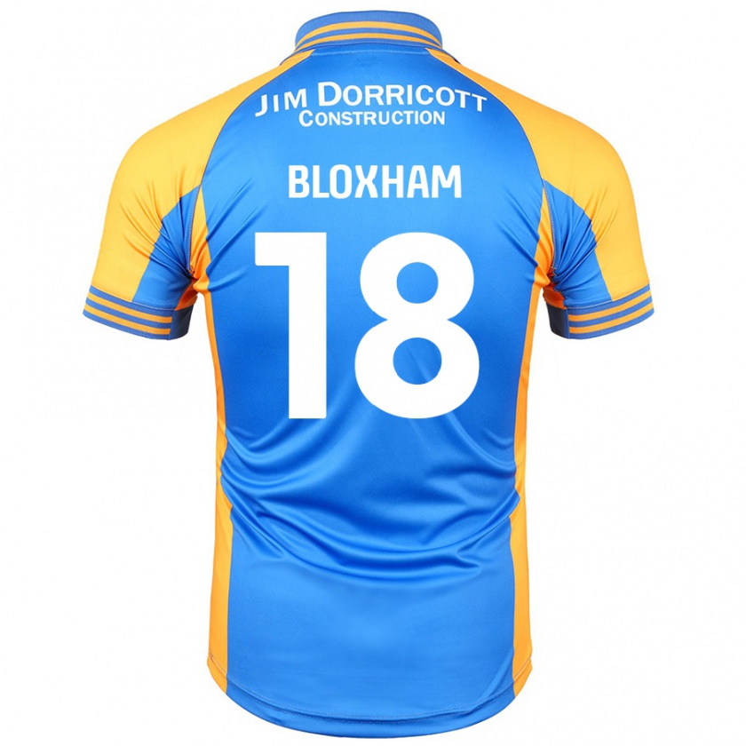 Kandiny Hombre Camiseta Tom Bloxham #18 Azul Ámbar 1ª Equipación 2024/25 La Camisa