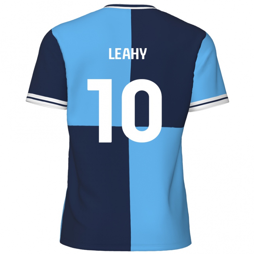 Kandiny Homem Camisola Luke Leahy #10 Azul Céu Azul Escuro Principal 2024/25 Camisa Brasil