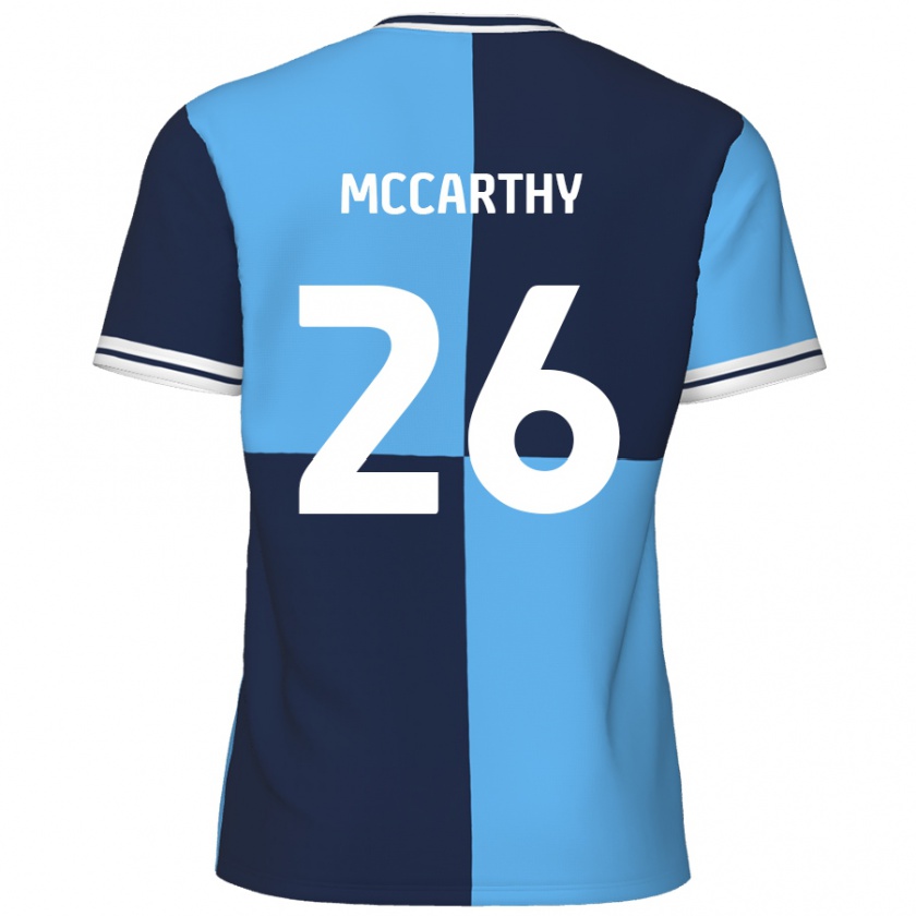 Kandiny Män Jason Mccarthy #26 Himmelsblå Mörkblå Hemmatröja Matchtröjor 2024/25 Tröjor T-Tröja