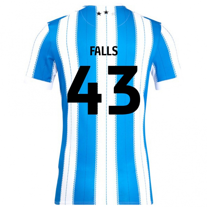 Kandiny Hombre Camiseta Conor Falls #43 Azul Blanco 1ª Equipación 2024/25 La Camisa