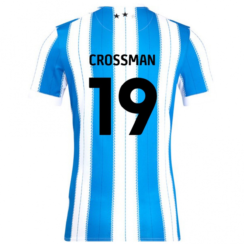 Kandiny Hombre Camiseta Paige Crossman #19 Azul Blanco 1ª Equipación 2024/25 La Camisa