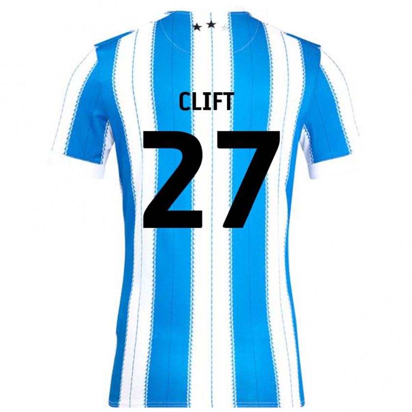 Kandiny Heren Cassidy Clift #27 Blauw Wit Thuisshirt Thuistenue 2024/25 T-Shirt België