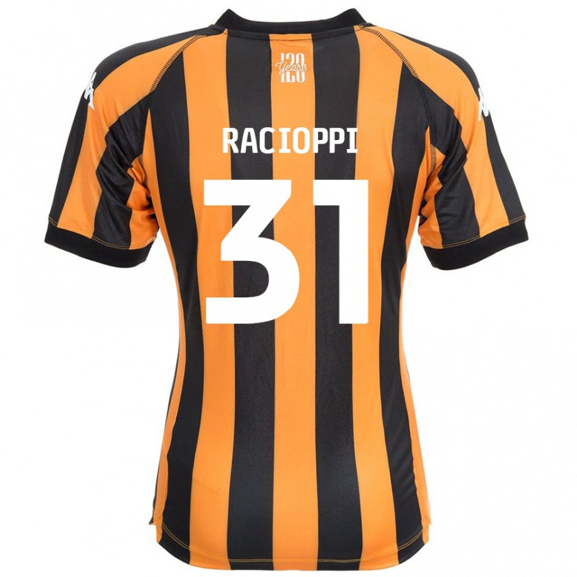 Kandiny Hombre Camiseta Anthony Racioppi #31 Negro Ámbar 1ª Equipación 2024/25 La Camisa