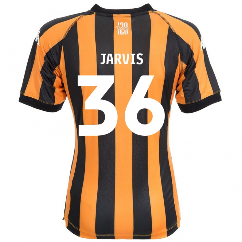 Kandiny Hombre Camiseta Will Jarvis #36 Negro Ámbar 1ª Equipación 2024/25 La Camisa