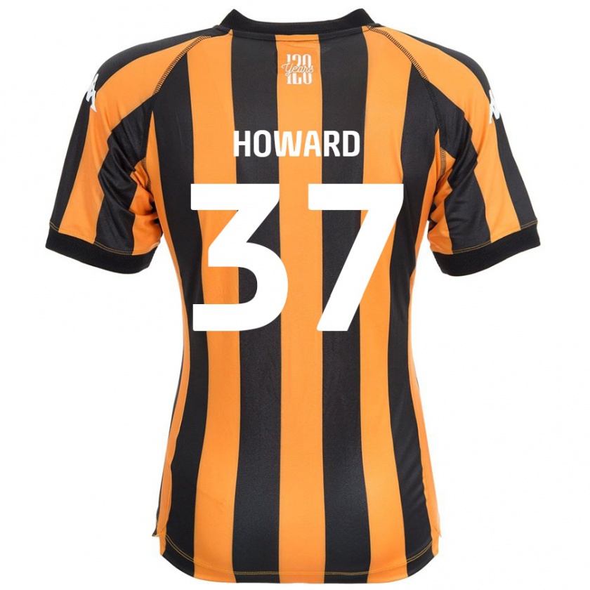 Kandiny Uomo Maglia Scarlet Howard #37 Nero Ambra Kit Gara Home 2024/25 Maglietta