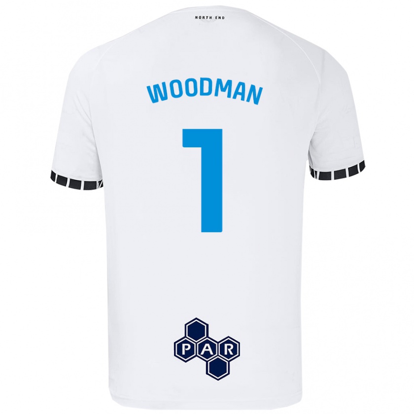 Kandiny Heren Freddie Woodman #1 Wit Thuisshirt Thuistenue 2024/25 T-Shirt België