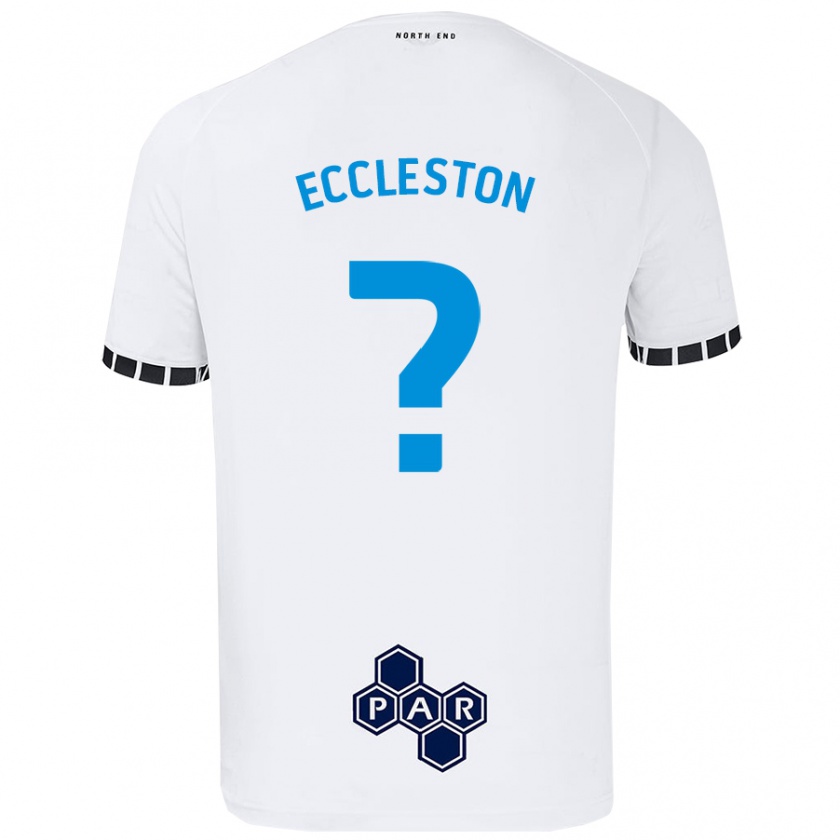 Kandiny Heren Ethan Eccleston #0 Wit Thuisshirt Thuistenue 2024/25 T-Shirt België