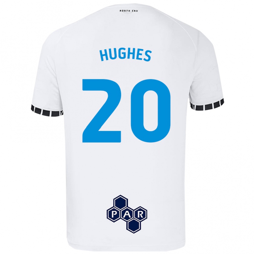 Kandiny Hombre Camiseta Amy Hughes #20 Blanco 1ª Equipación 2024/25 La Camisa