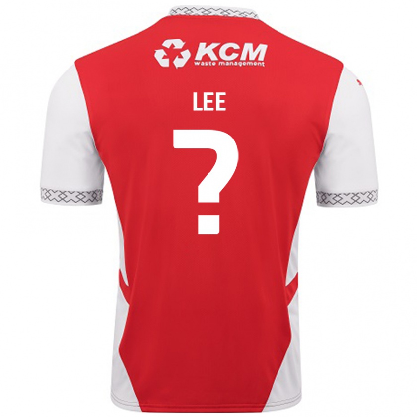 Kandiny Hombre Camiseta Cohen Lee #0 Rojo Blanco 1ª Equipación 2024/25 La Camisa