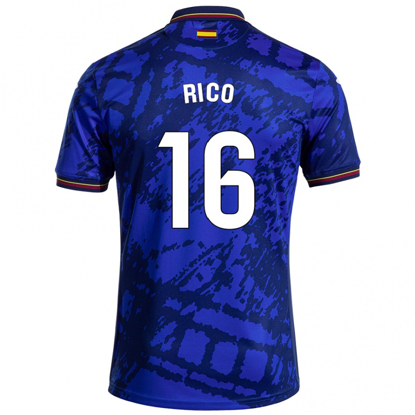 Kandiny Heren Diego Rico #16 Donkerder Blauw Thuisshirt Thuistenue 2024/25 T-Shirt België