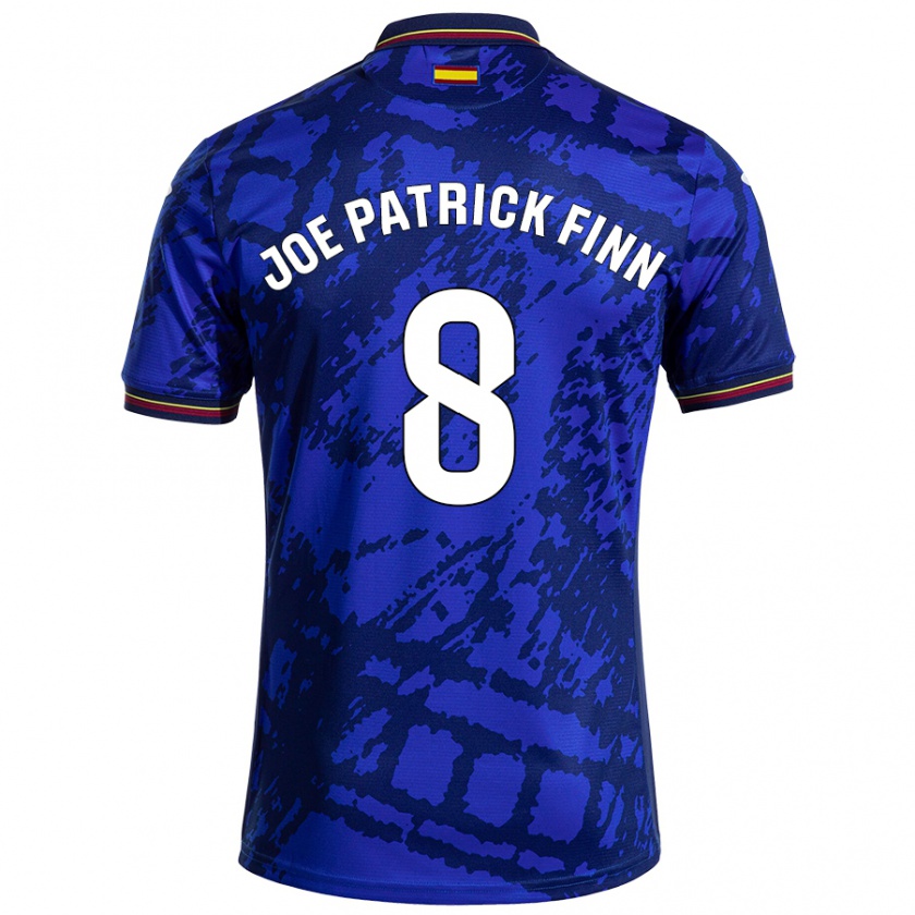 Kandiny Heren John Joe Patrick Finn #8 Donkerder Blauw Thuisshirt Thuistenue 2024/25 T-Shirt België