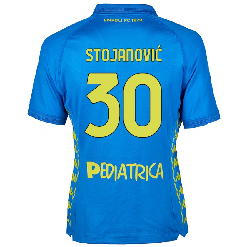 Kandiny Hombre Camiseta Petar Stojanović #30 Azul 1ª Equipación 2024/25 La Camisa