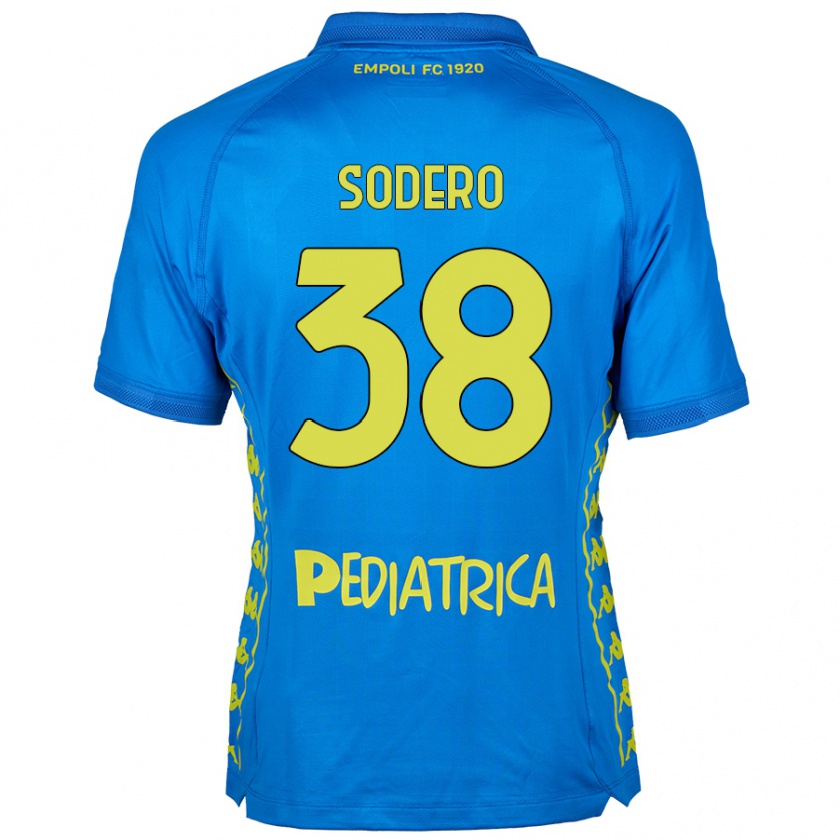 Kandiny Heren Andrea Sodero #38 Blauw Thuisshirt Thuistenue 2024/25 T-Shirt België