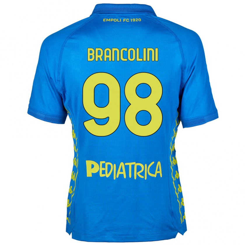 Kandiny Herren Federico Brancolini #98 Blau Heimtrikot Trikot 2024/25 T-Shirt Österreich