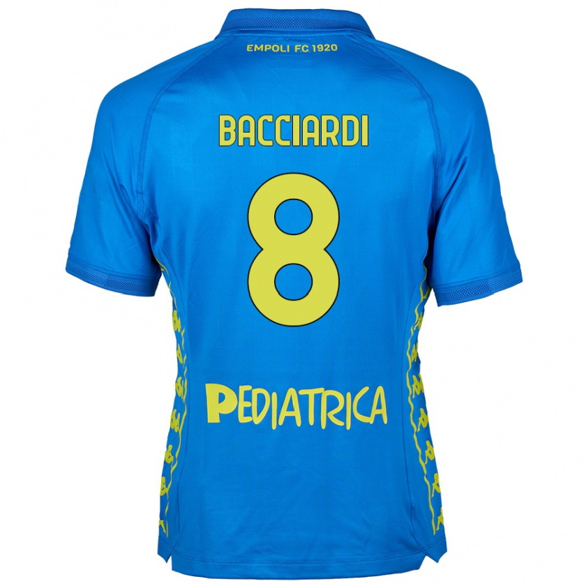 Kandiny Herren Andrea Bacciardi #8 Blau Heimtrikot Trikot 2024/25 T-Shirt Österreich