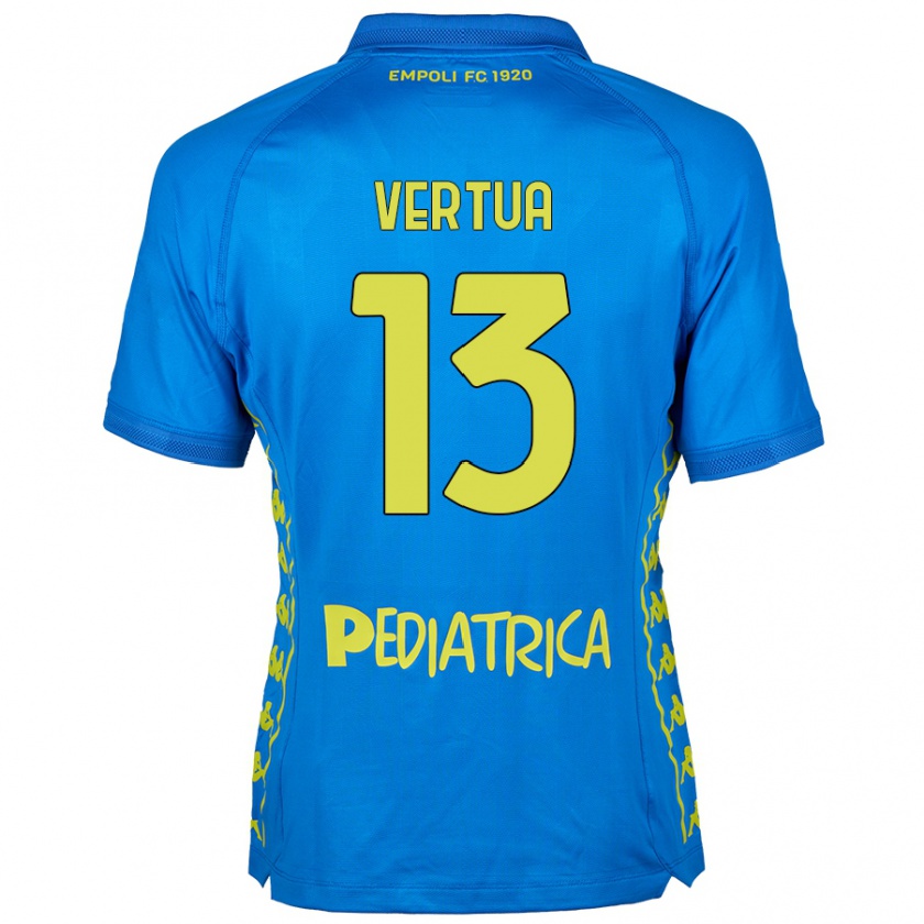 Kandiny Heren Filippo Vertua #13 Blauw Thuisshirt Thuistenue 2024/25 T-Shirt België