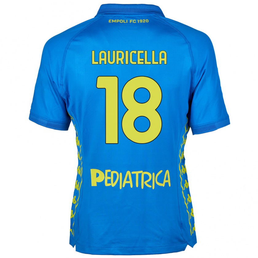 Kandiny Herren Giovanni Lauricella #18 Blau Heimtrikot Trikot 2024/25 T-Shirt Österreich