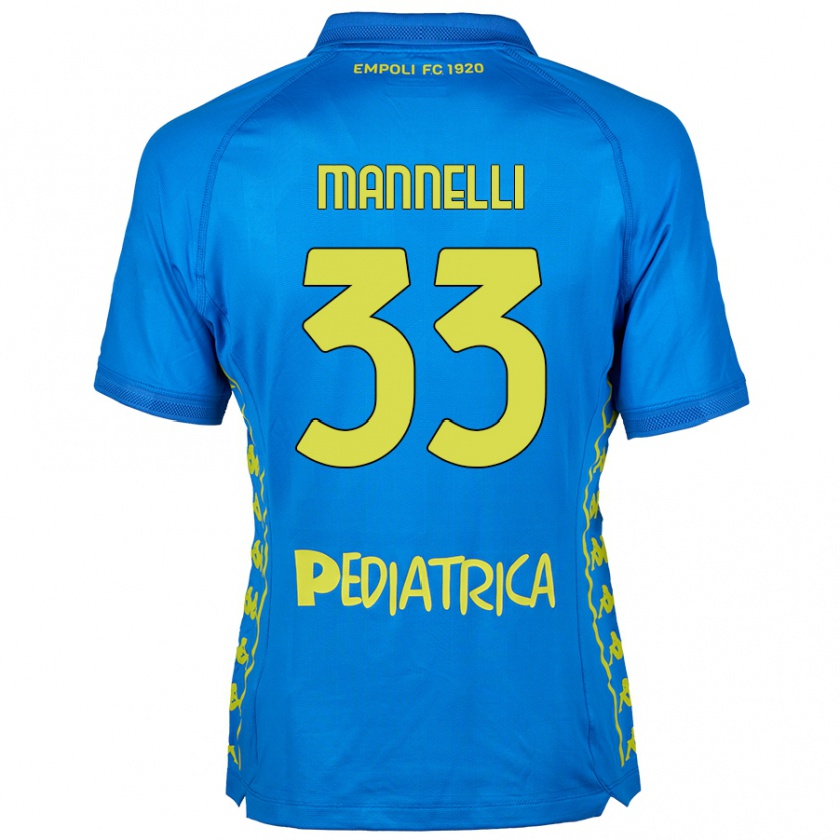 Kandiny Herren Matteo Mannelli #33 Blau Heimtrikot Trikot 2024/25 T-Shirt Österreich