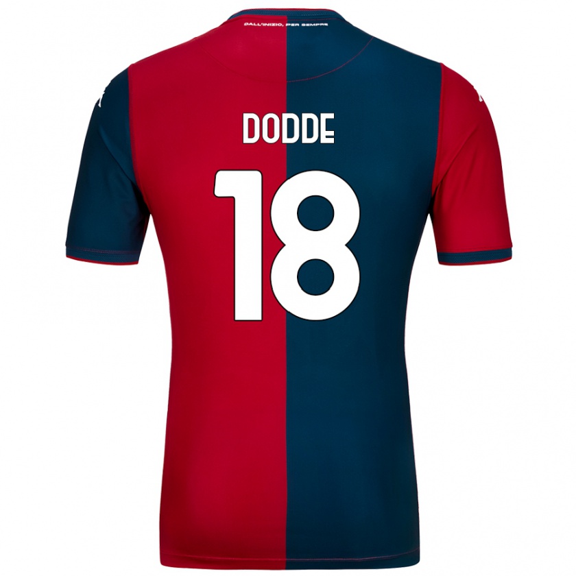 Kandiny Uomo Maglia Filippo Dodde #18 Rosso Blu Scuro Kit Gara Home 2024/25 Maglietta