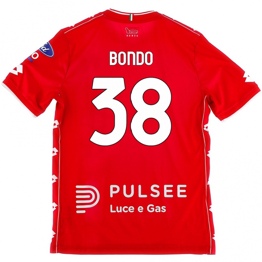 Kandiny Herren Warren Bondo #38 Rot Weiß Heimtrikot Trikot 2024/25 T-Shirt Österreich