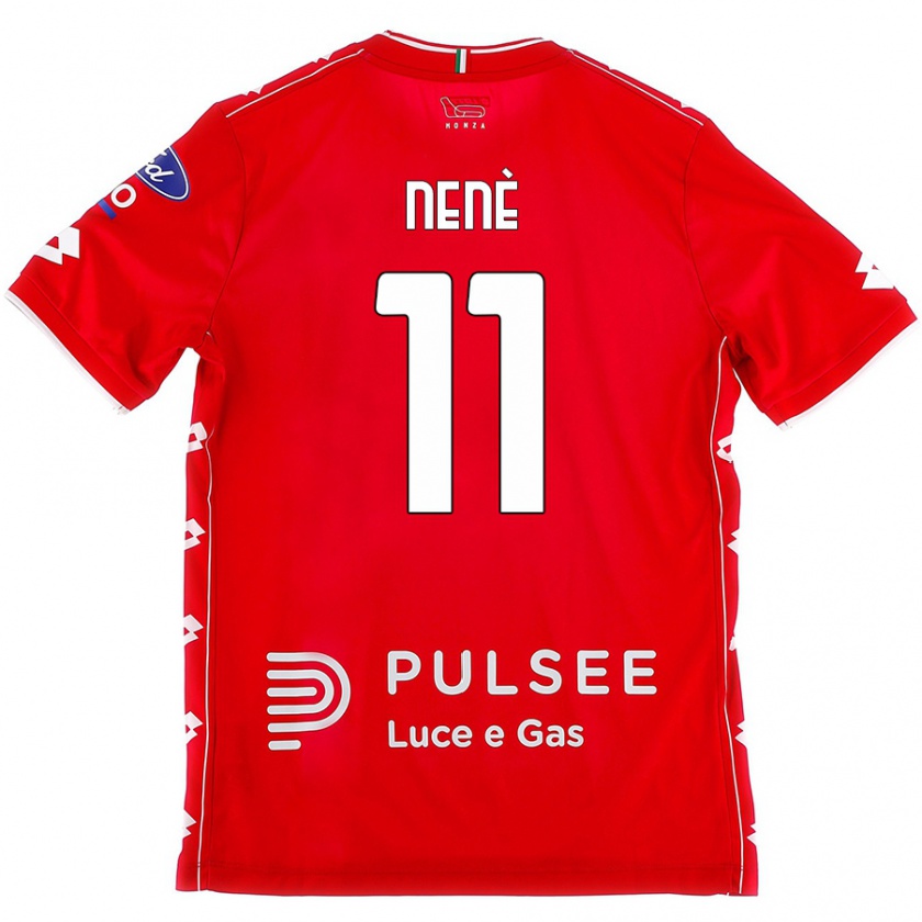 Kandiny Uomo Maglia Stephen Nenè #11 Rosso Bianco Kit Gara Home 2024/25 Maglietta