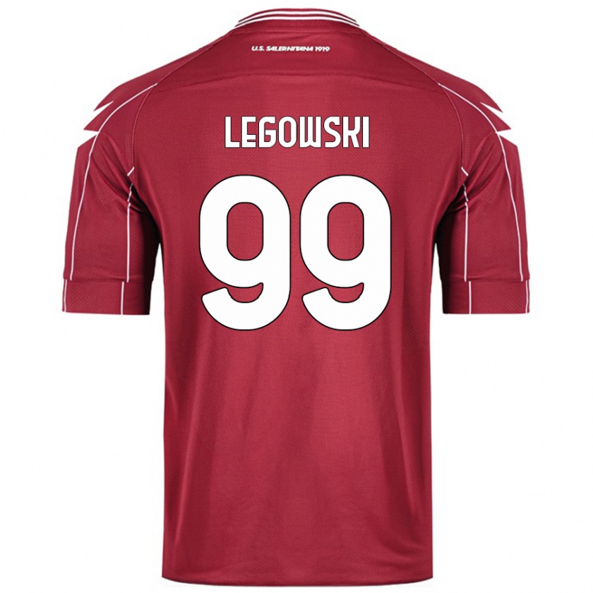 Kandiny Heren Mateusz Legowski #99 Bordeauxrood Thuisshirt Thuistenue 2024/25 T-Shirt België