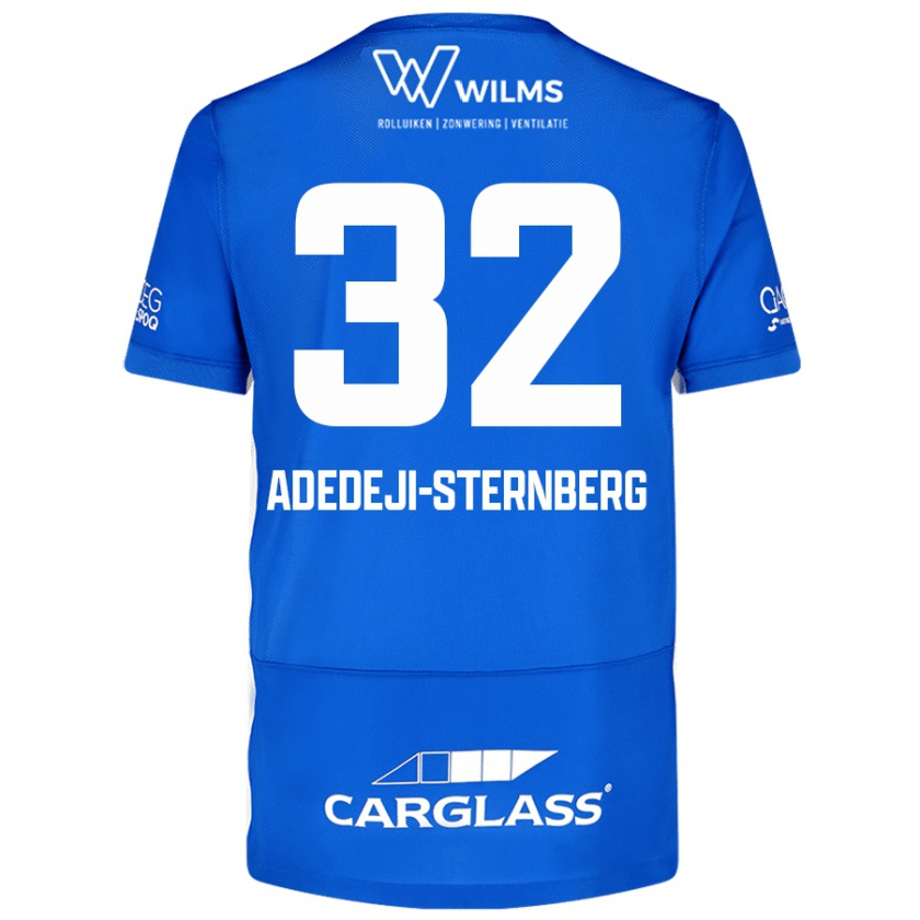 Kandiny Homem Camisola Noah Adedeji-Sternberg #32 Azul Principal 2024/25 Camisa Brasil