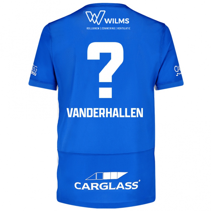 Kandiny Uomo Maglia Yari Vanderhallen #0 Blu Kit Gara Home 2024/25 Maglietta