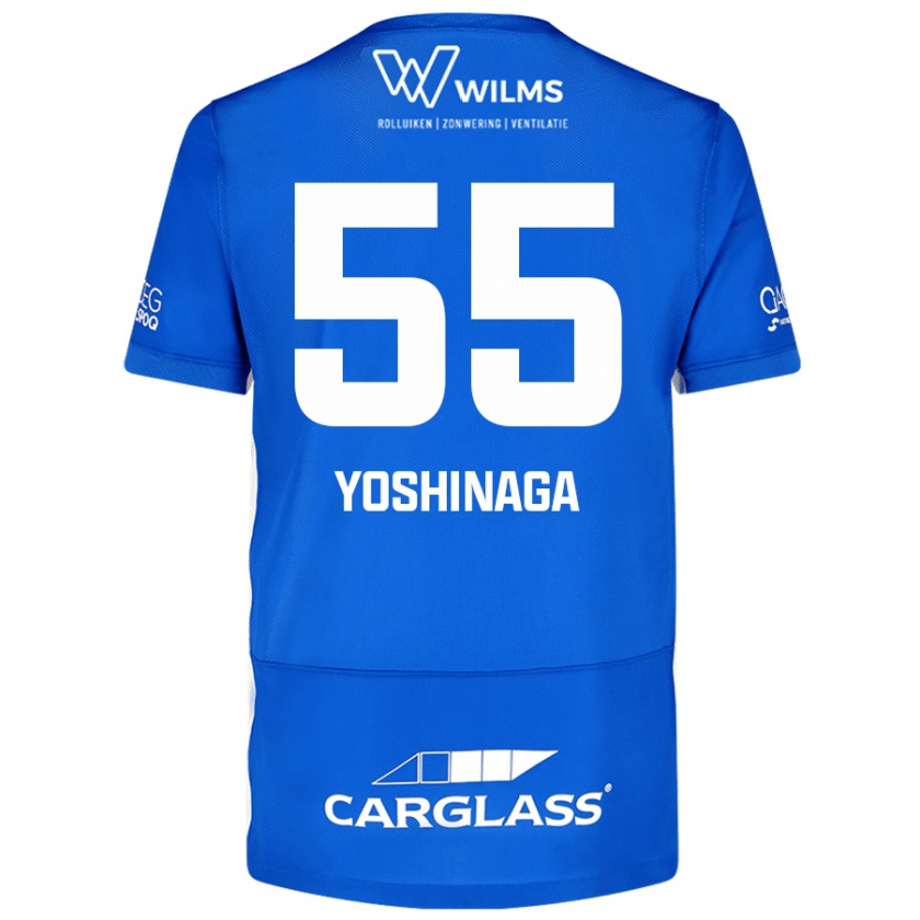 Kandiny Uomo Maglia Yumeki Yoshinaga #55 Blu Kit Gara Home 2024/25 Maglietta