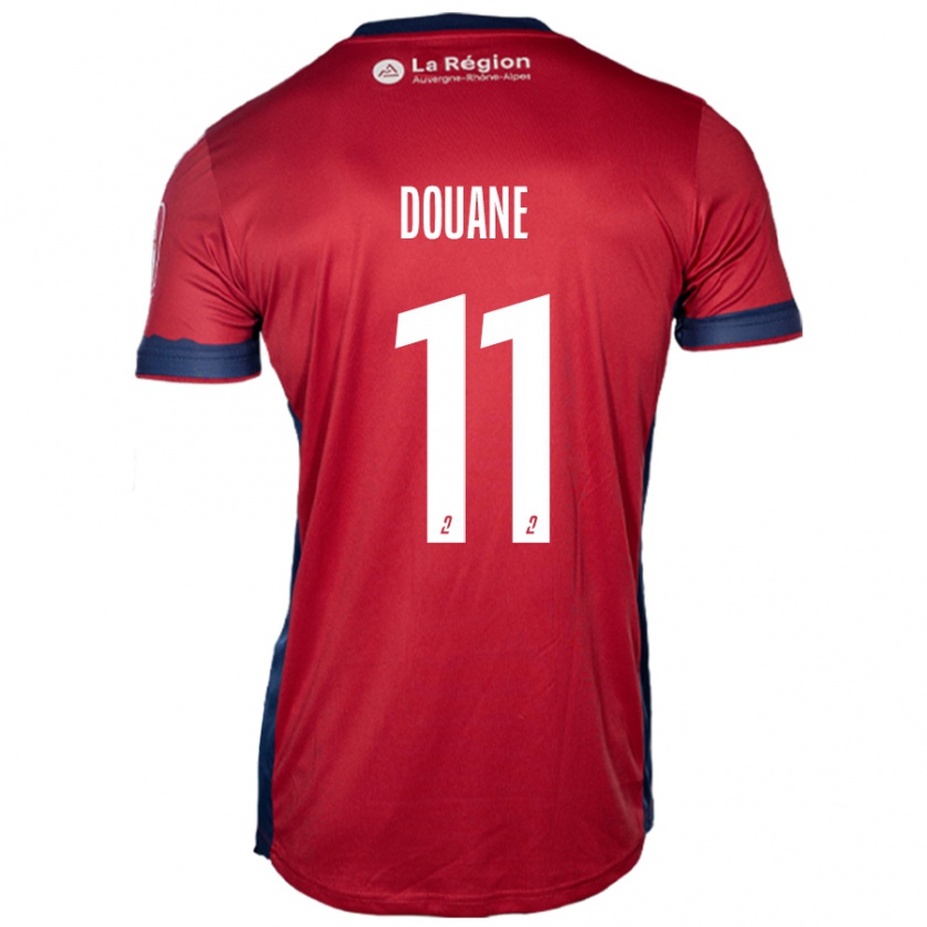 Kandiny Heren Maïdine Douane #11 Licht Bordeauxrood Thuisshirt Thuistenue 2024/25 T-Shirt België