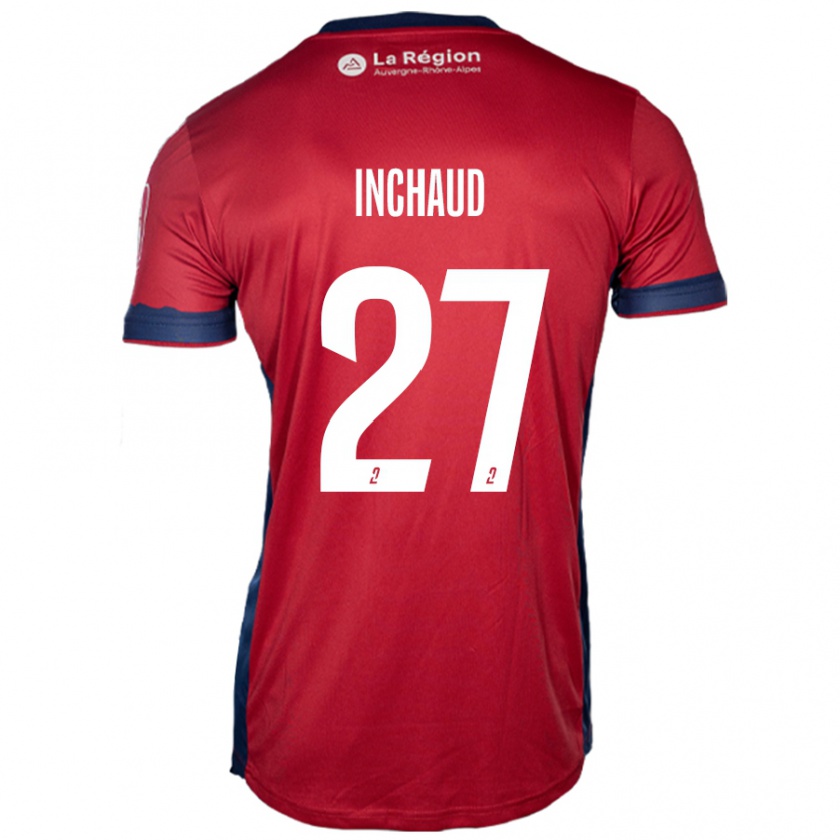 Kandiny Heren Marks Inchaud #27 Licht Bordeauxrood Thuisshirt Thuistenue 2024/25 T-Shirt België