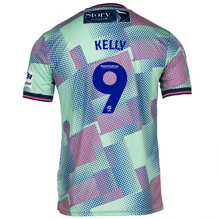 Kandiny Hombre Camiseta Georgie Kelly #9 Verde 2ª Equipación 2024/25 La Camisa