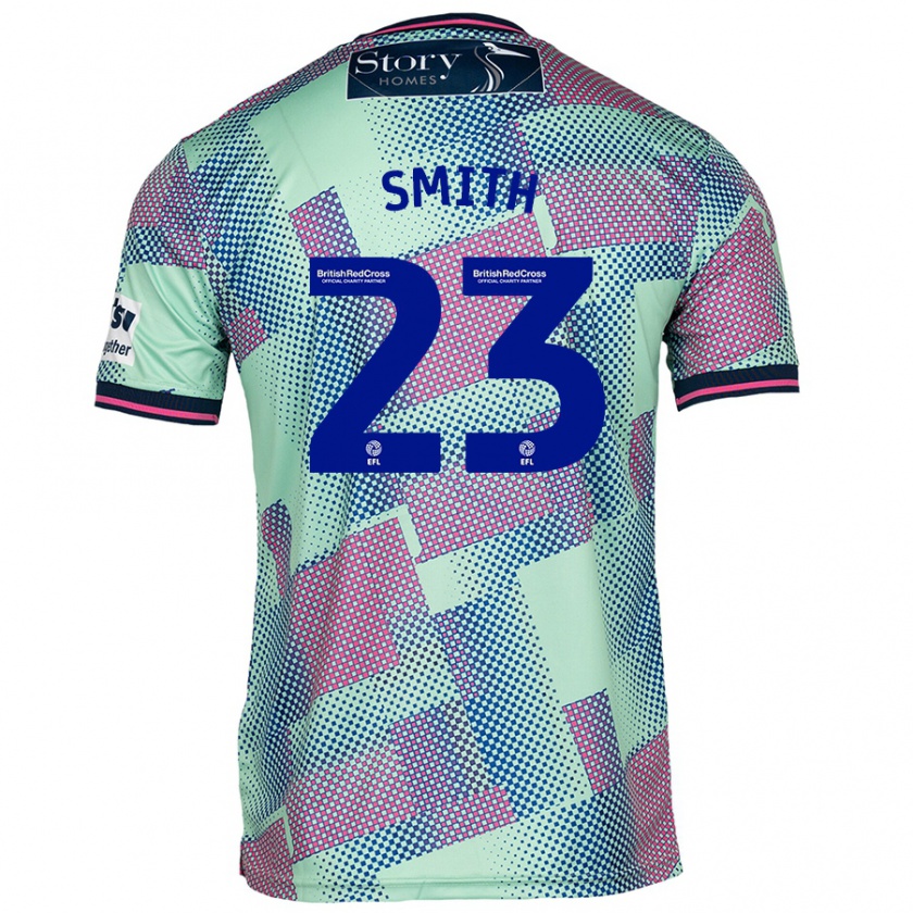 Kandiny Hombre Camiseta Jude Smith #23 Verde 2ª Equipación 2024/25 La Camisa