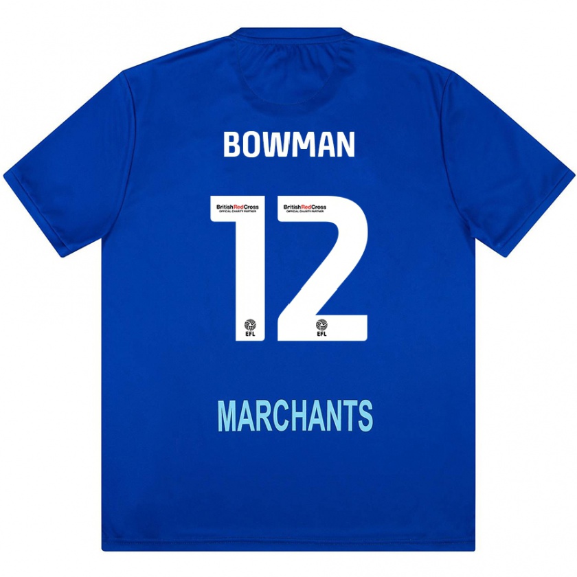 Kandiny Homem Camisola Ryan Bowman #12 Verde Alternativa 2024/25 Camisa Brasil